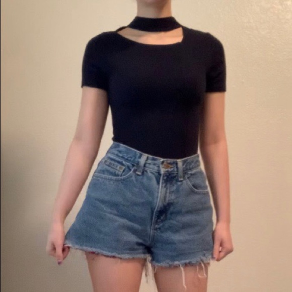 black shirt